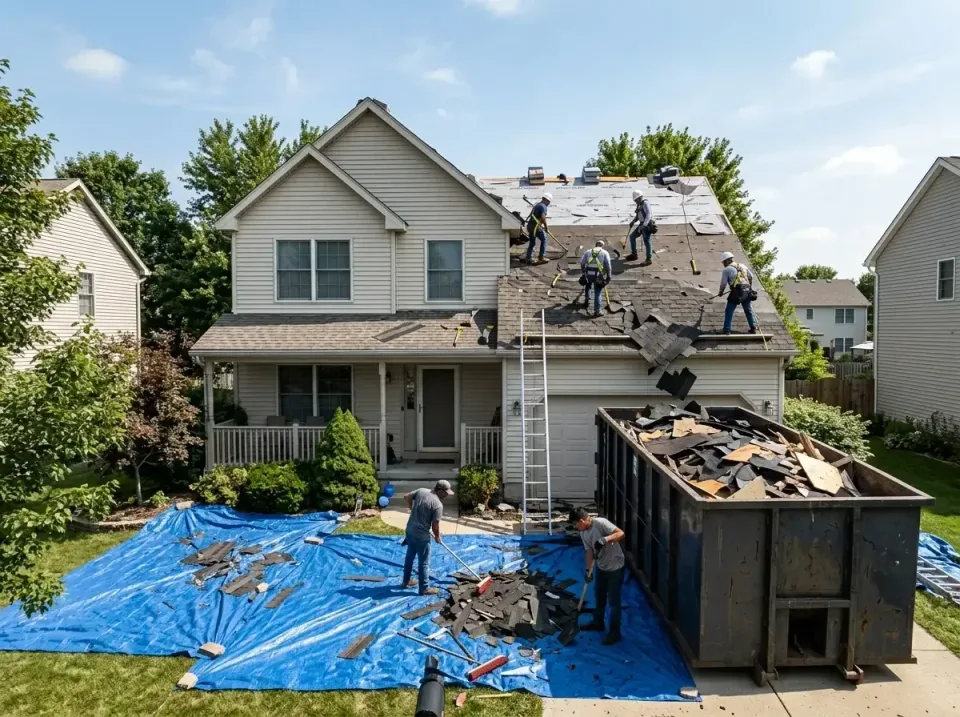 roof-replacement-debris-remova-004 — frequently asked questions, Cheapest Dumpster Rentals in Narragansett Pier, RI
